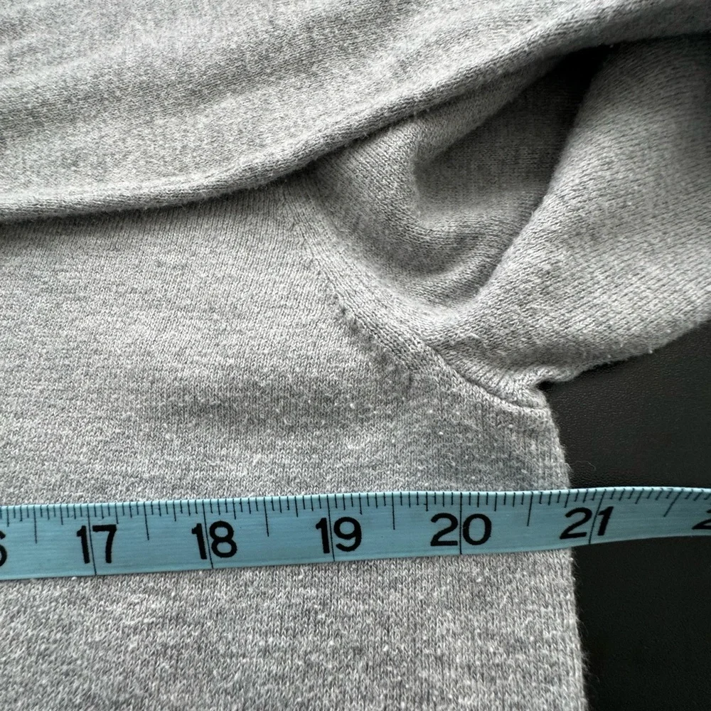 BANANA REPUBLIC Sweater Men Large L Cotton&Viscosa Pullover Light Gray Jersey